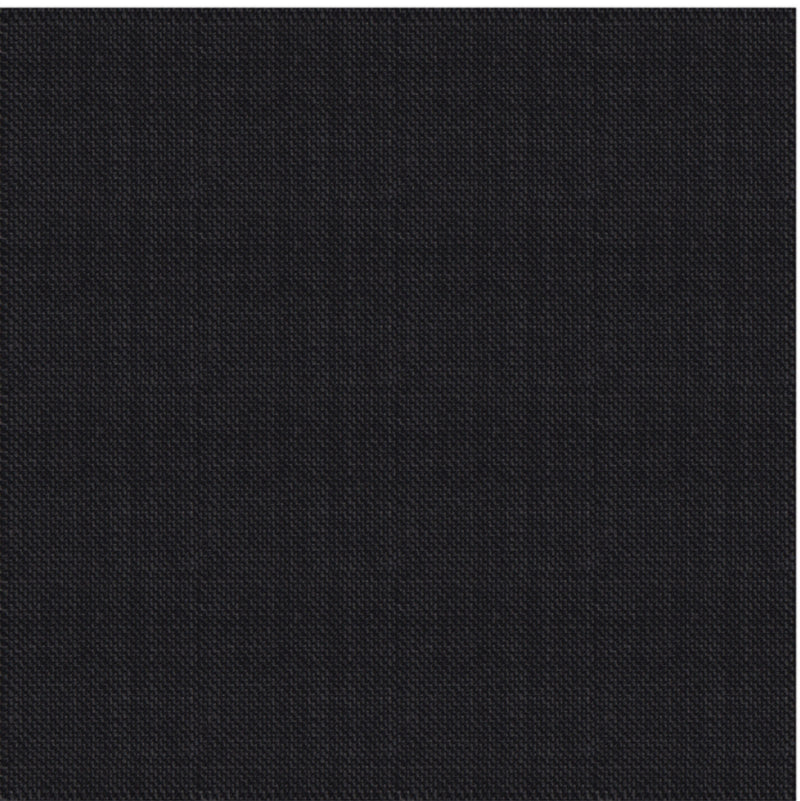 Image of a Charcoal & White Worsted Sharkskin Merino Wool Suiting Fabric