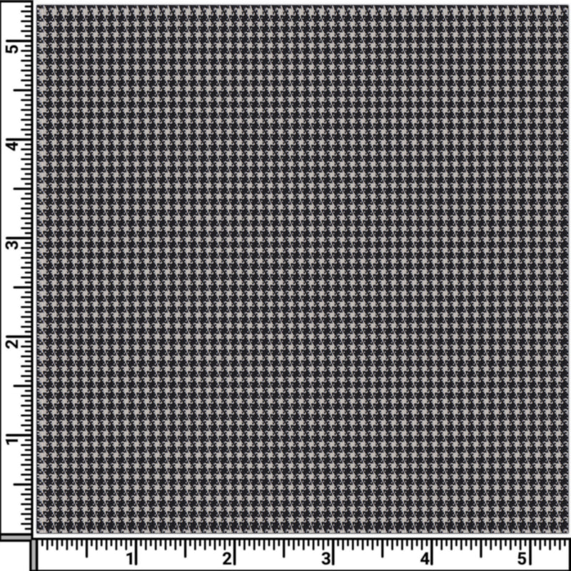 Image of a Cream & Black Worsted Micropattern Merino Wool Suiting Fabric