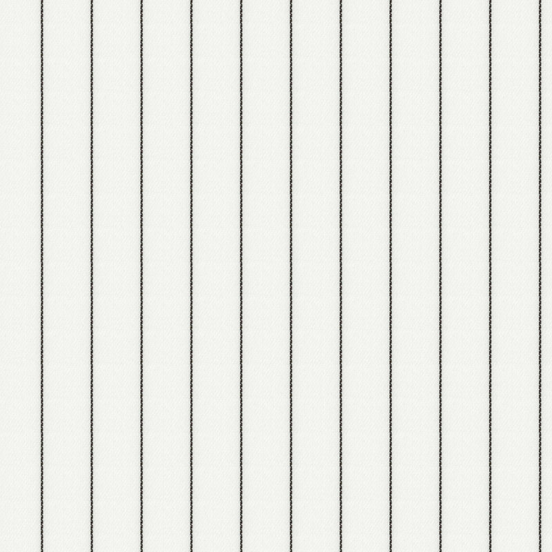 Image of a Black & White Twill Stripes Giza Cotton Shirting Fabric