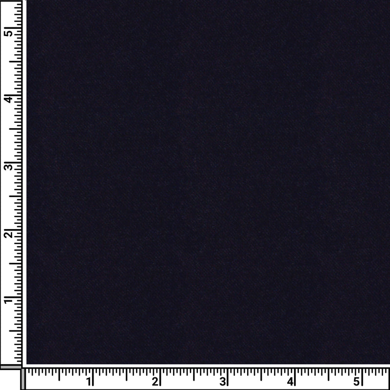 Image of a Black Flannel Twill Merino Wool Blazers Fabric