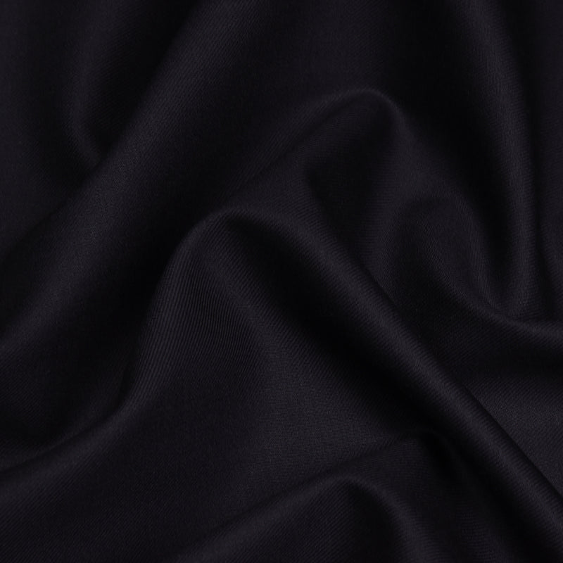 Image of a Black Worsted Solids Merino Wool Blazers Fabric