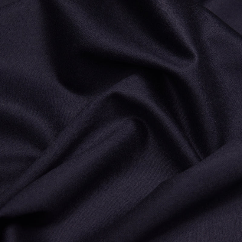 Image of a Black Worsted Solids Merino Wool Blazers Fabric