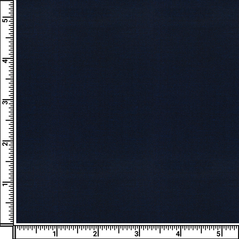 Image of a Black Worsted Twill Merino Wool Pants Fabric