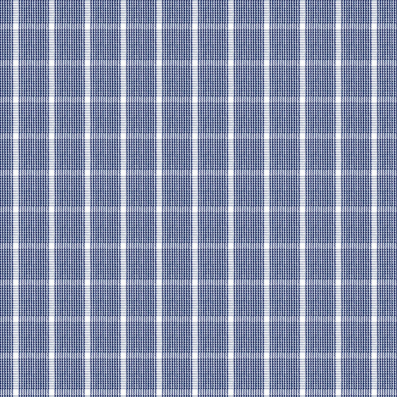 Image of a Blue & White Dobby Checks Giza Cotton Shirting Fabric