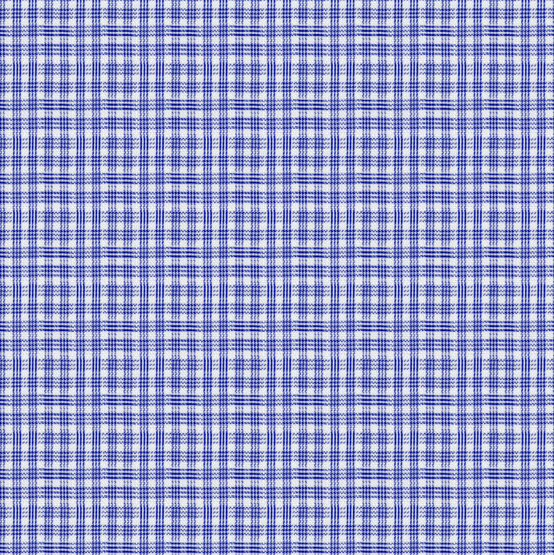 Image of a Blue & White Dobby Checks Giza Cotton Shirting Fabric