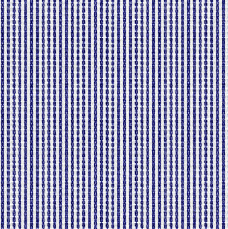 Image of a Blue & White Dobby Stripes Cotton Linen Blend Shirting Fabric