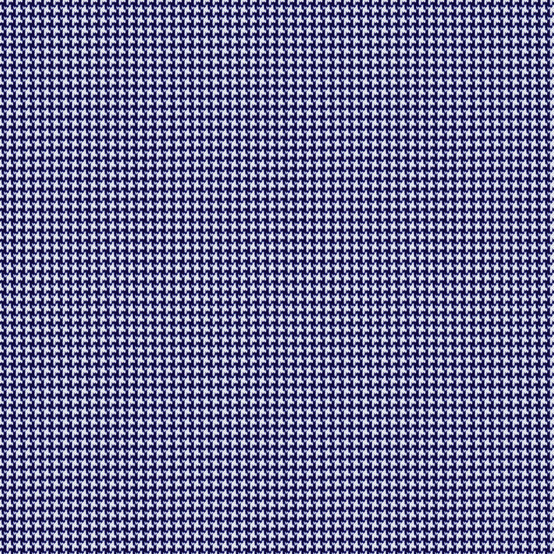 Image of a Blue & White Knit Houndstooth Giza Cotton Shirting Fabric