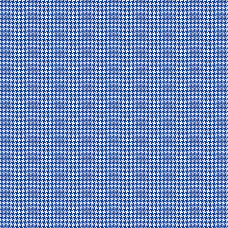 Image of a Blue & White Knit Houndstooth Giza Cotton Shirting Fabric