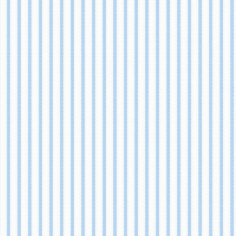 Image of a Blue & White Poplin Stripes Giza Cotton Shirting Fabric