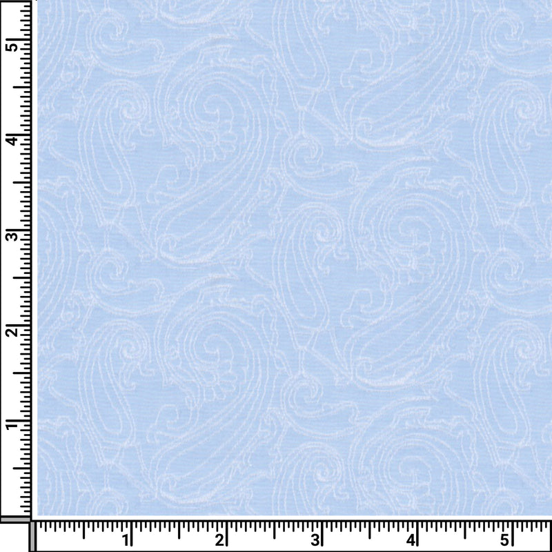 Image of a Blue Dobby Jacquard Giza Cotton Shirting Fabric