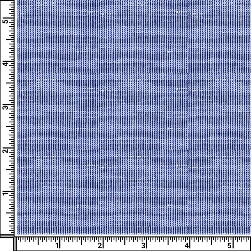 Image of a Blue Dobby Micropattern Cotton Linen Blend Shirting Fabric