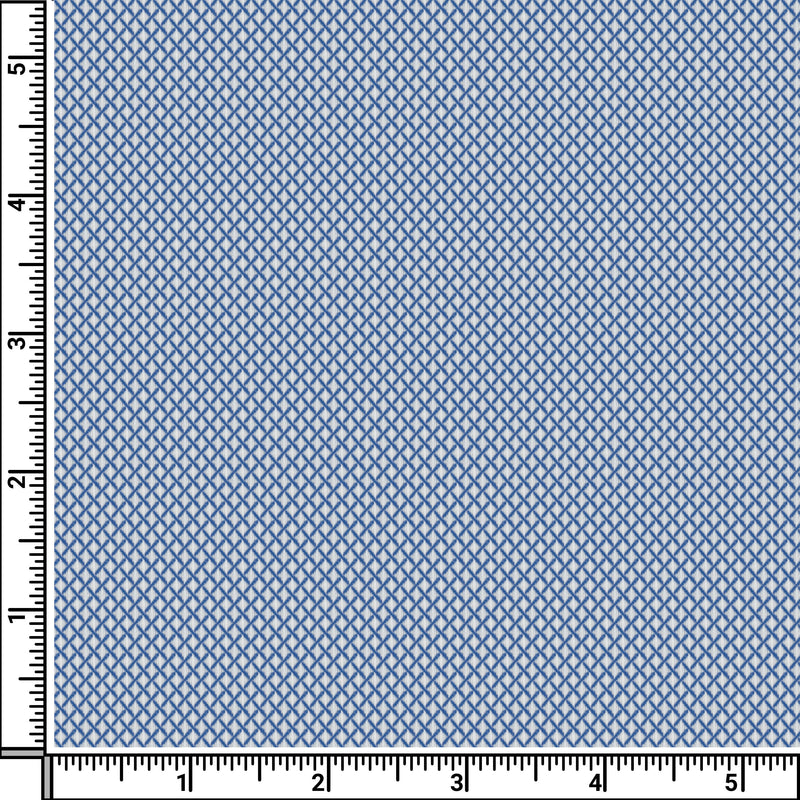 Image of a Blue Dobby Micropattern Giza Cotton Shirting Fabric