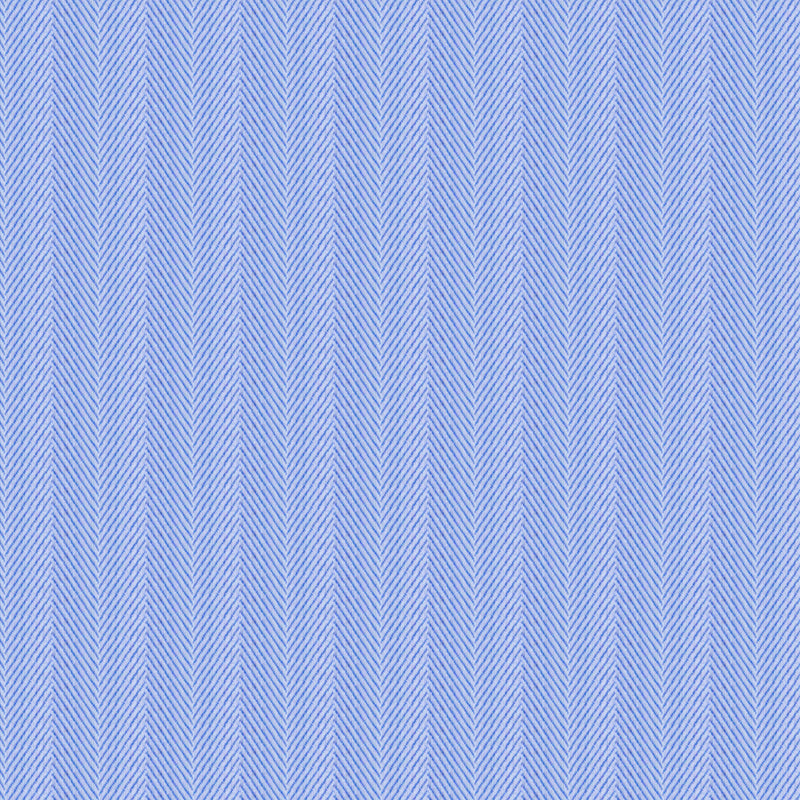 Image of a Blue Herringbone Micropattern Giza Cotton Shirting Fabric