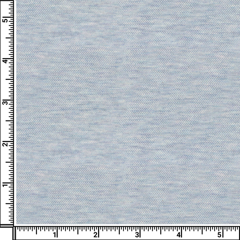 Image of a Blue Knit Micropattern Giza Cotton Shirting Fabric