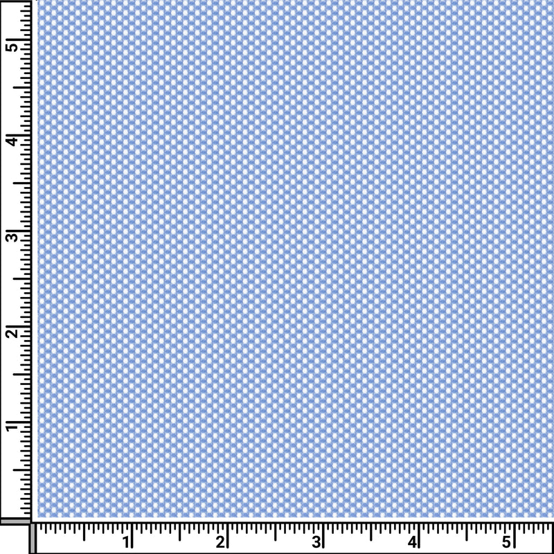 Image of a Blue Oxford Micropattern Giza Cotton Shirting Fabric