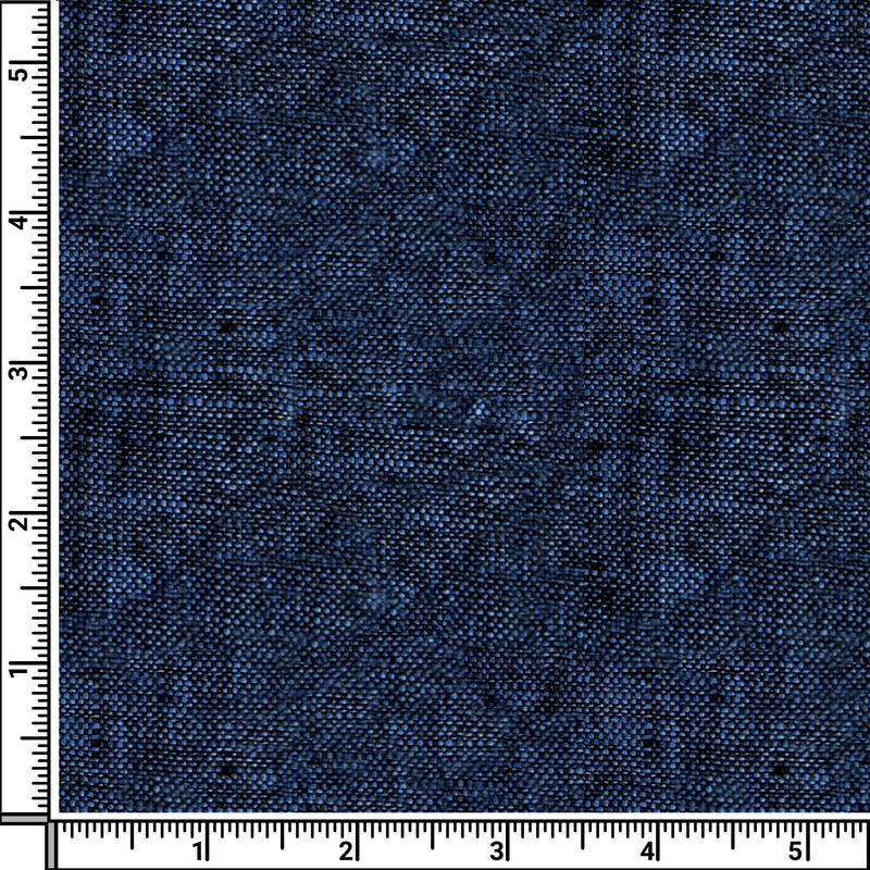 Image of a Blue Oxford Solids Linen Shirting Fabric