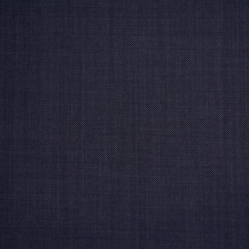 Image of a Blue Worsted Micropattern Merino Wool Suiting Fabric