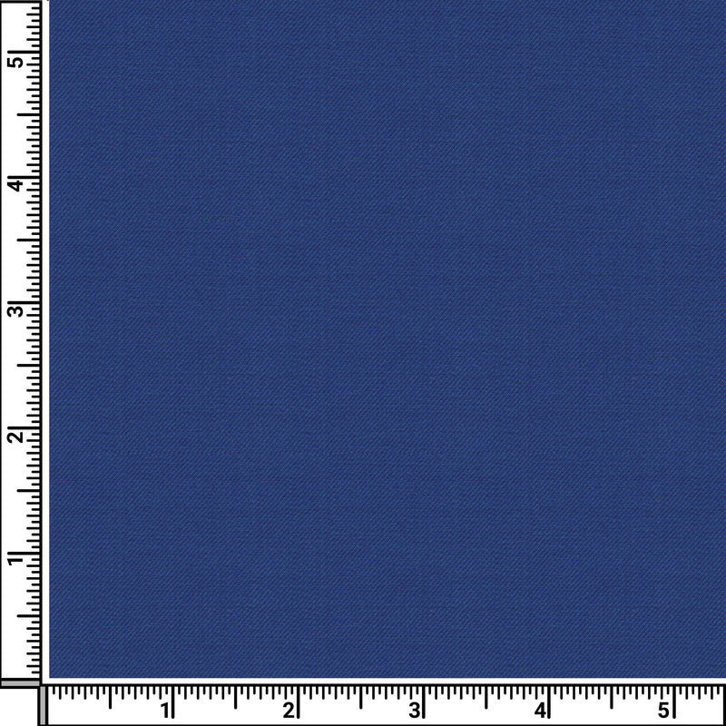 Image of a Blue Worsted Twill Merino Wool Blazers Fabric