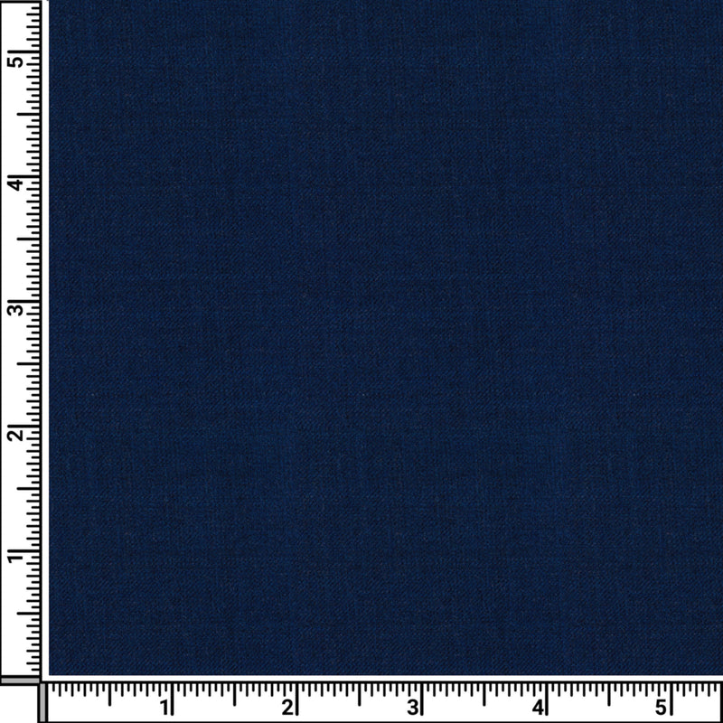 Image of a Blue Worsted Twill Merino Wool Pants Fabric