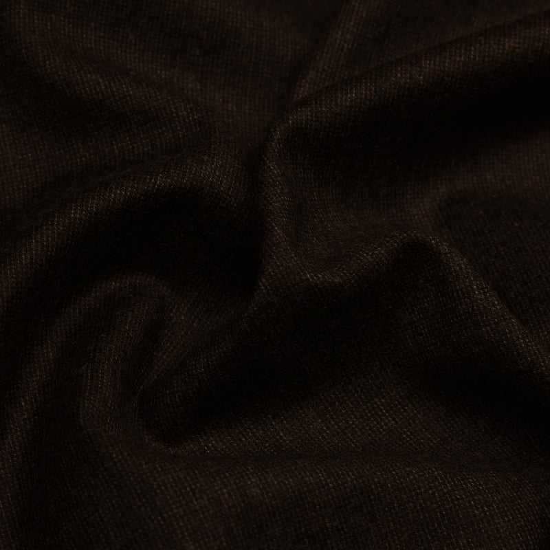 Image of a Brown Worsted Micropattern Merino Wool Blazers Fabric