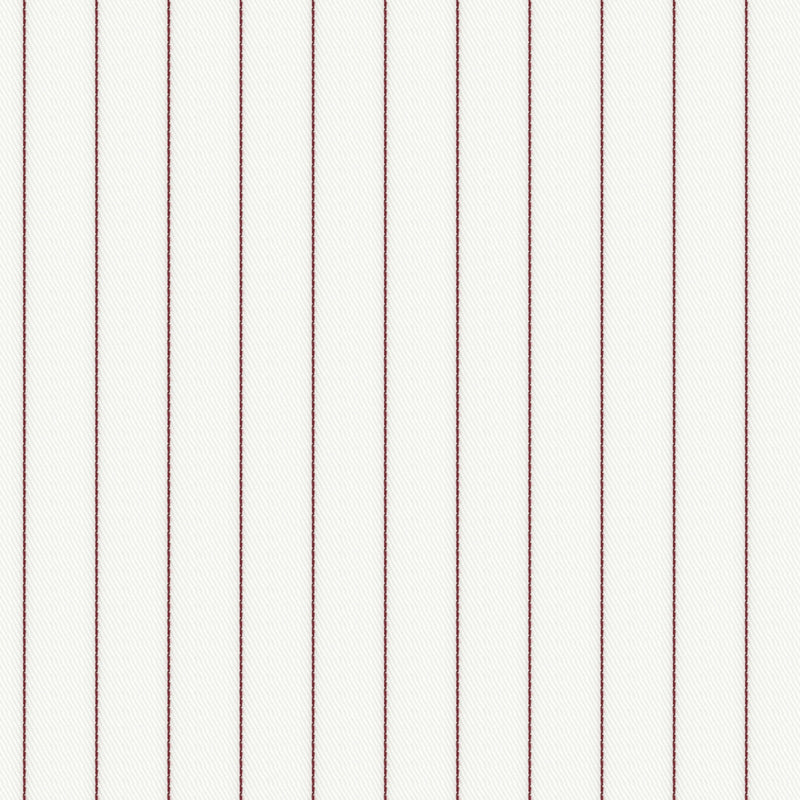 Image of a Burgundy & White Twill Stripes Giza Cotton Shirting Fabric