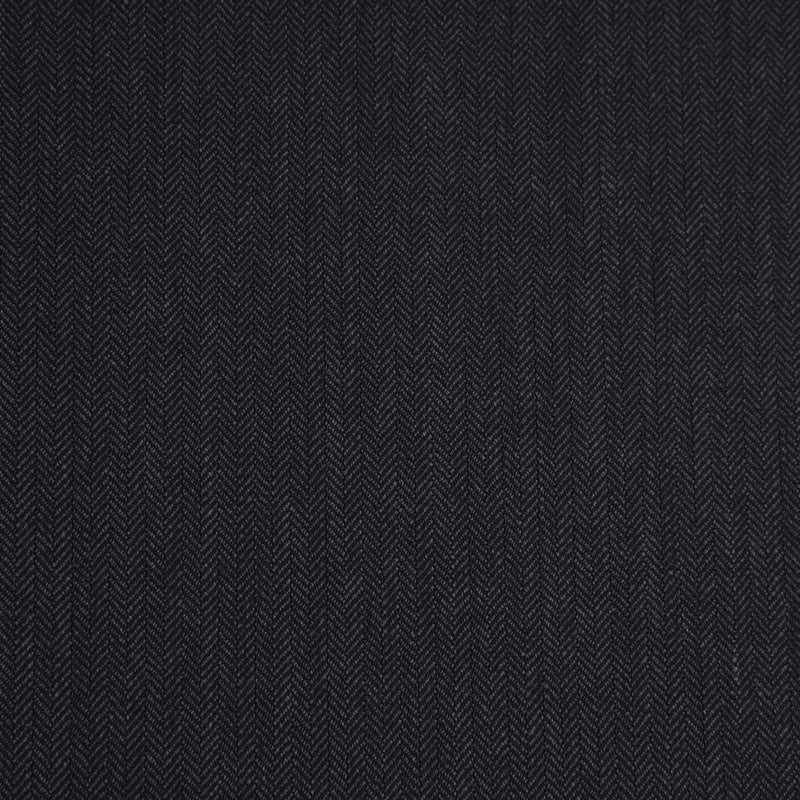 Image of a Charcoal Worsted Herring Bone Merino Wool Blazers Fabric