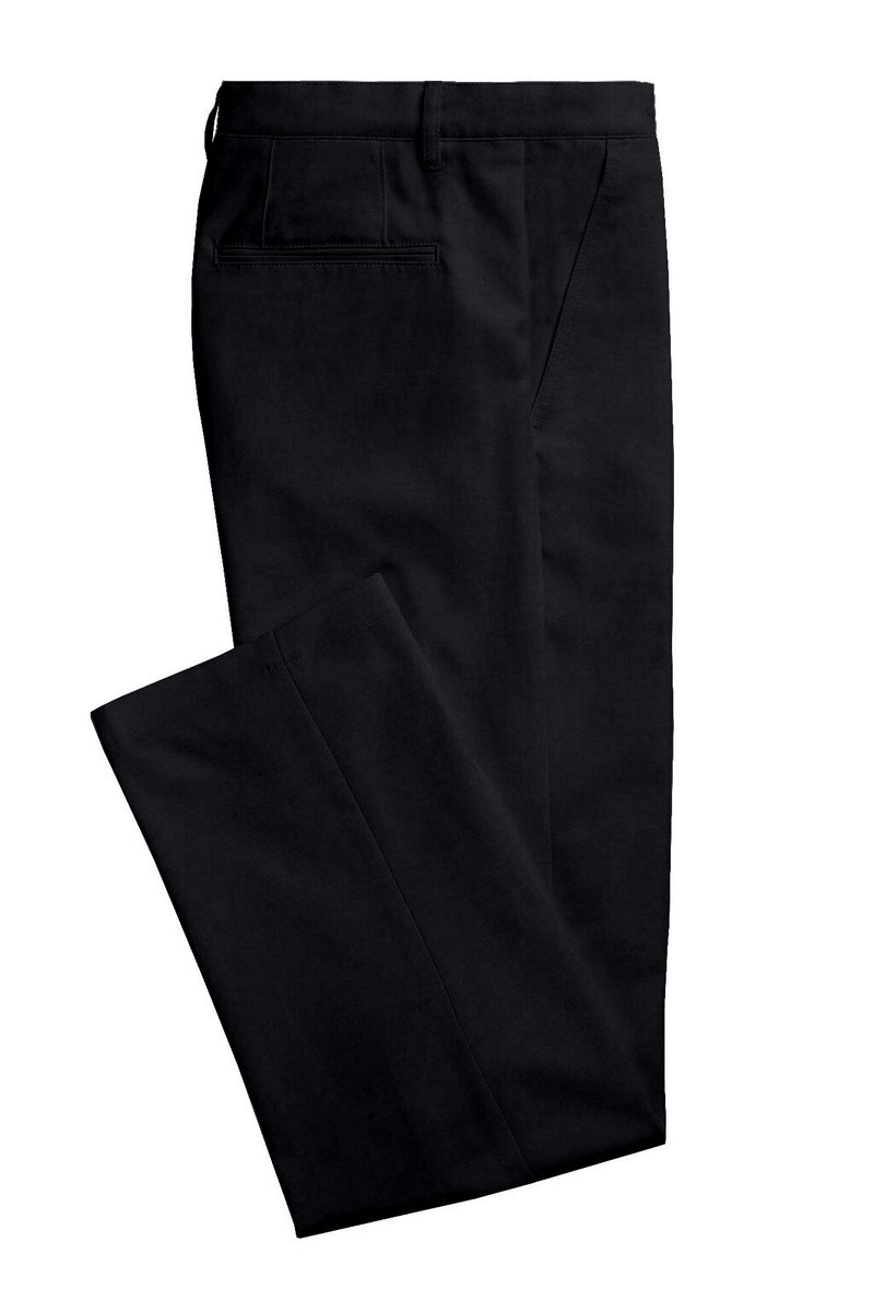 Image of a Charcoal Worsted Solids Merino Wool Pants Fabric