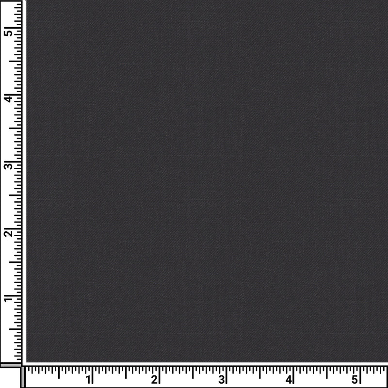 Image of a Charcoal Worsted Twill Merino Wool Blazers Fabric