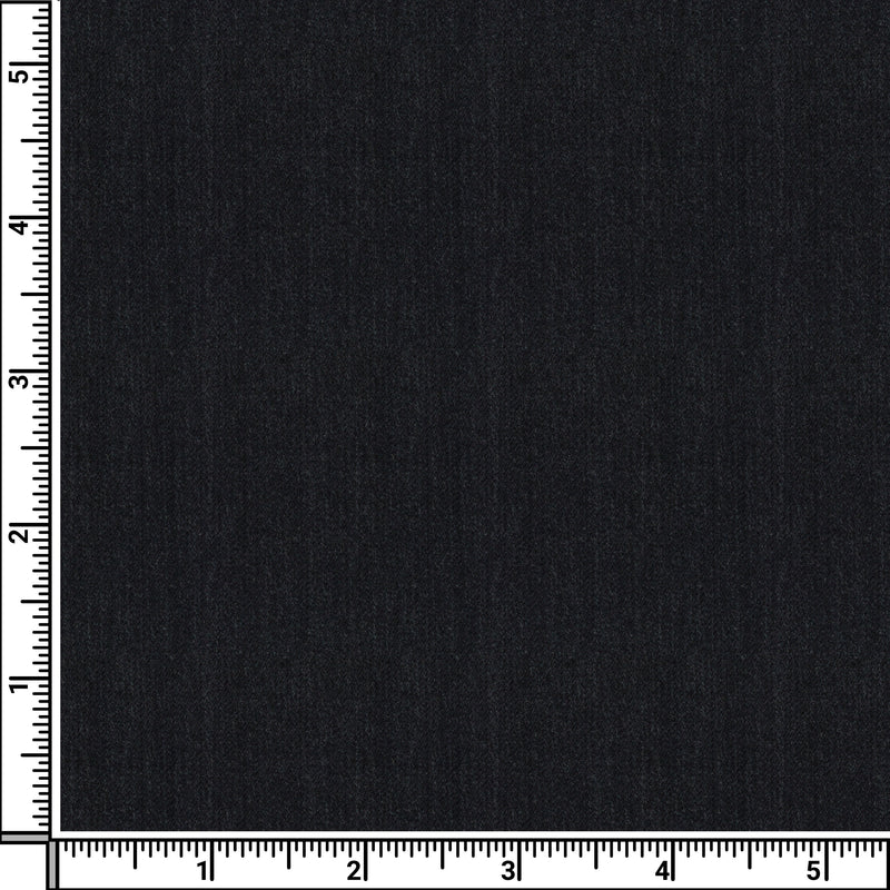 Image of a Charcoal Worsted Twill Merino Wool Suiting Fabric