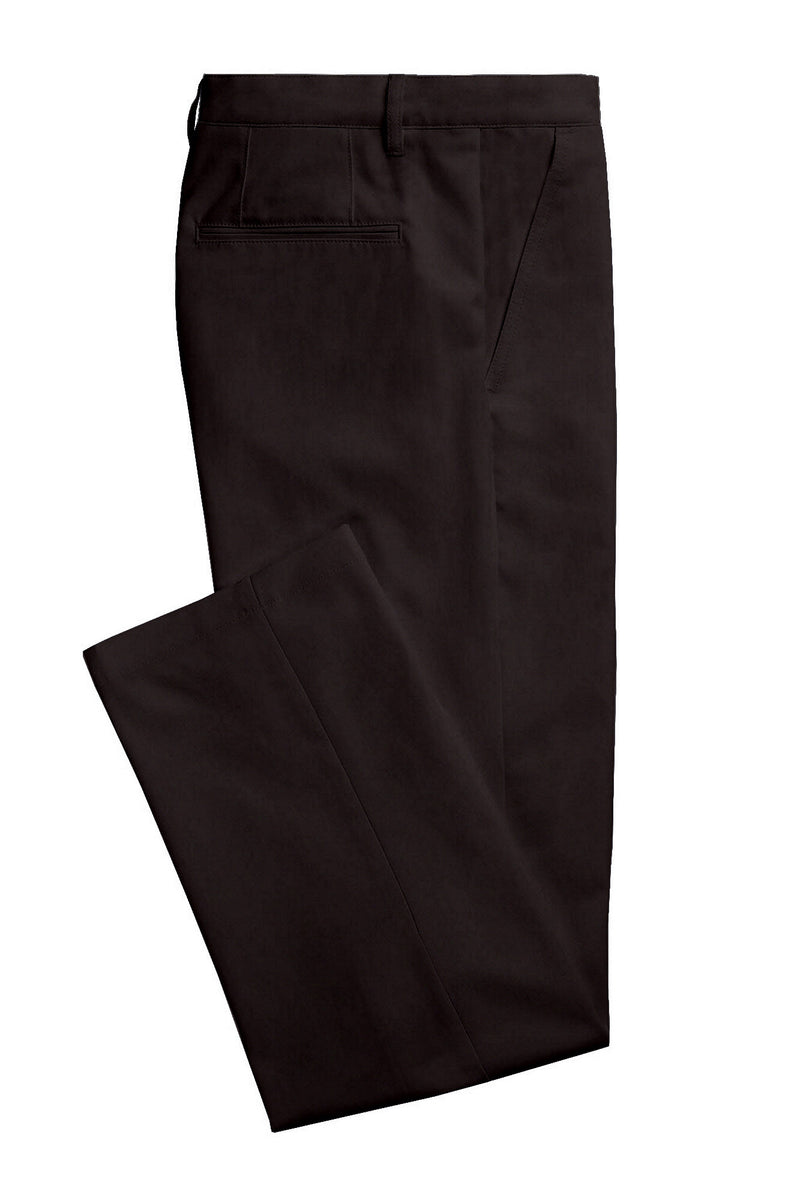 Image of a Charcoal Worsted Twill Wool Stretch Pants Fabric