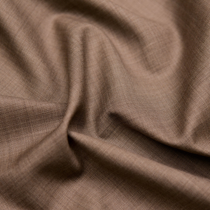 Image of a Cream Worsted Micropattern Merino Wool Pants Fabric