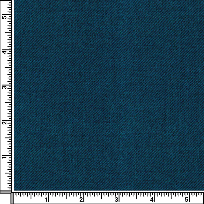 Image of a Green & Blue Worsted Twill Merino Wool Pants Fabric