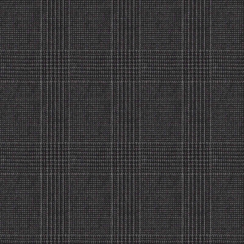Image of a Grey & White Worsted Checks Merino Wool Blazers Fabric