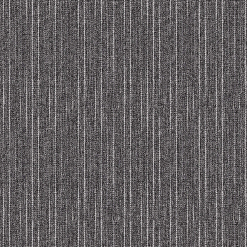 Image of a Grey & White Worsted Stripes Merino Wool Pants Fabric