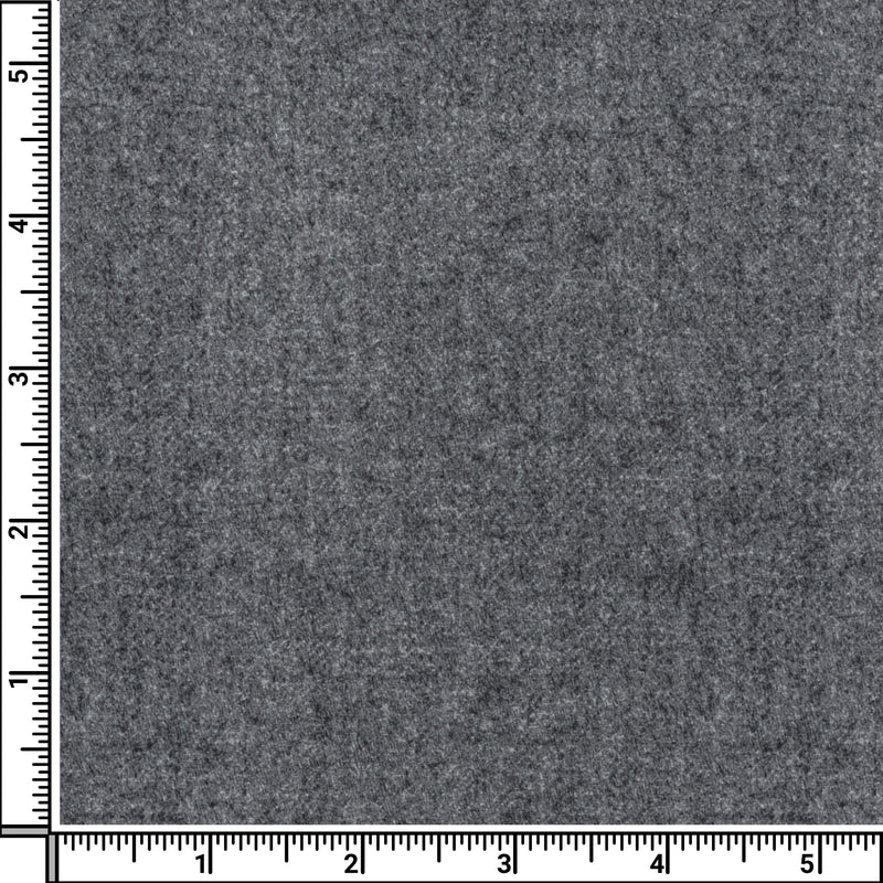 Image of a Grey Flannel Twill Merino Wool Pants Fabric