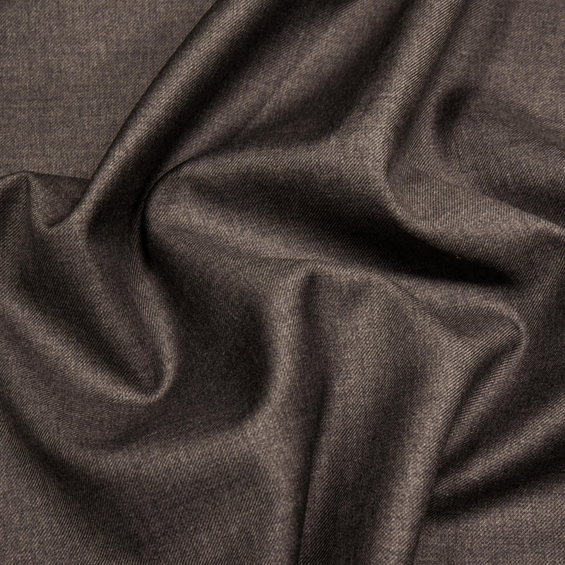 Image of a Grey Worsted Solids Merino Wool Blazers Fabric