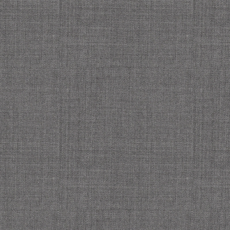 Image of a Grey Worsted Twill Merino Wool Suiting Fabric