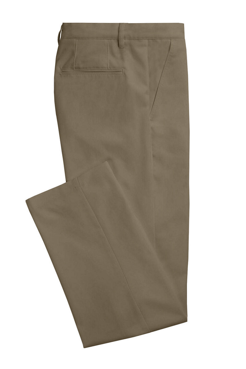 Image of a Khaki Dobby Twill Cotton Stretch Chinos Fabric