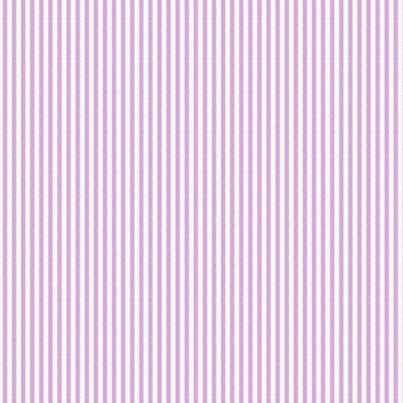 Image of a Lilac & White Poplin Stripes Giza Cotton Shirting Fabric