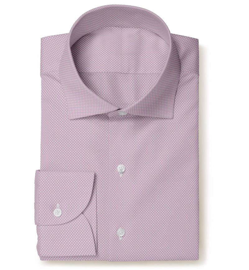 Image of a Lilac Dobby Micropattern Giza Cotton Shirting Fabric