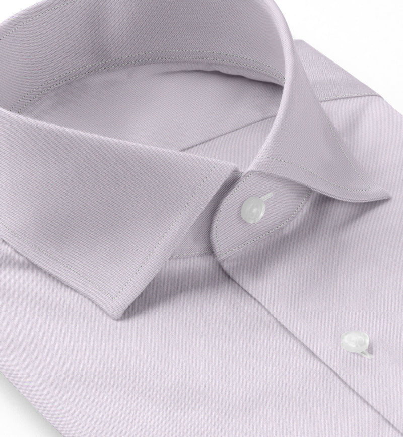 Image of a Lilac Pinpoint Dobby Giza Cotton Shirting Fabric