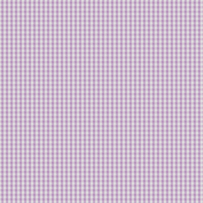 Image of a Lilac Poplin Checks Giza Cotton Shirting Fabric