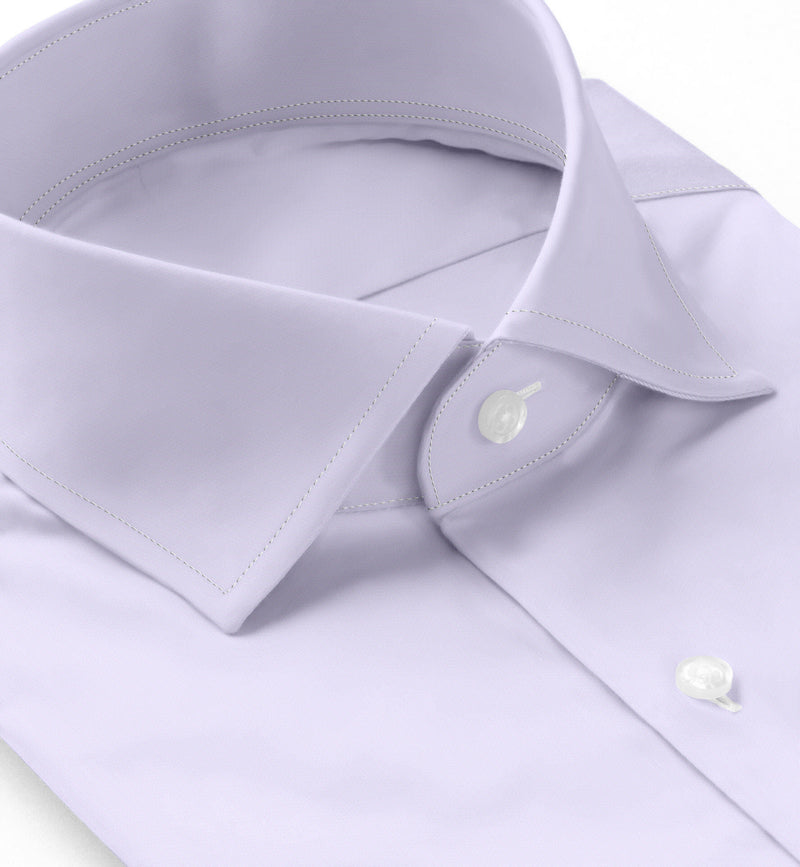 Image of a Lilac Poplin Solids Giza Cotton Shirting Fabric