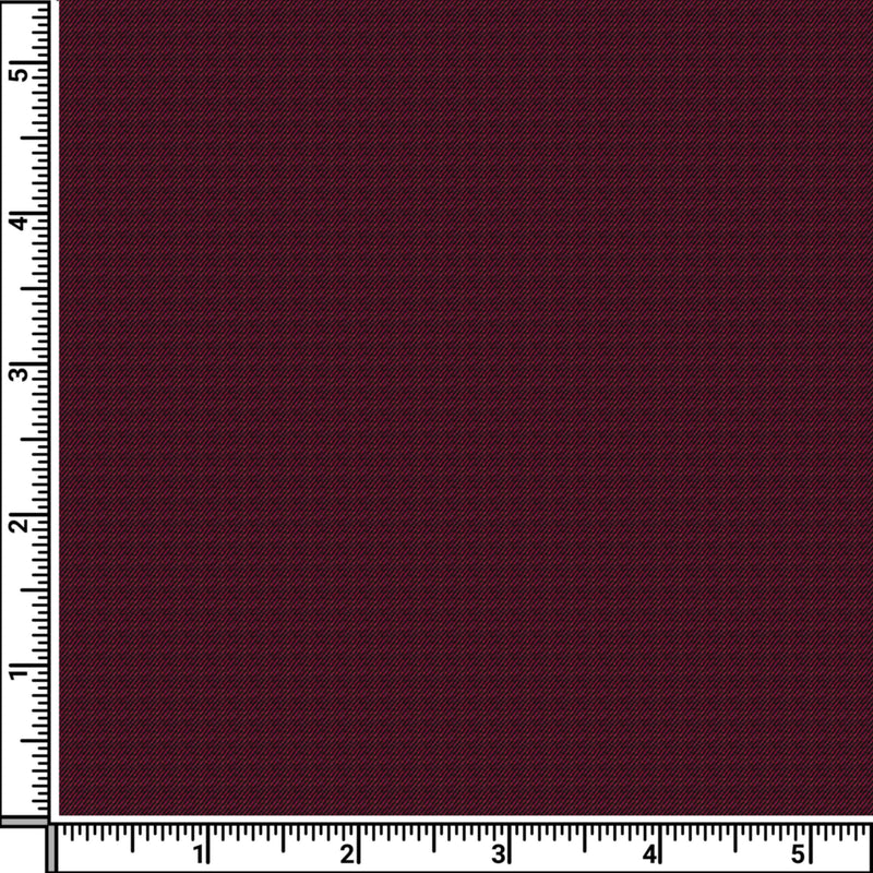 Image of a Maroon Worsted Twill Merino Wool Pants Fabric