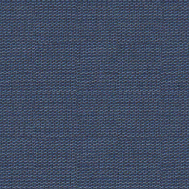 Image of a Mid-Blue Worsted Sharkskin Merino Wool Suiting Fabric