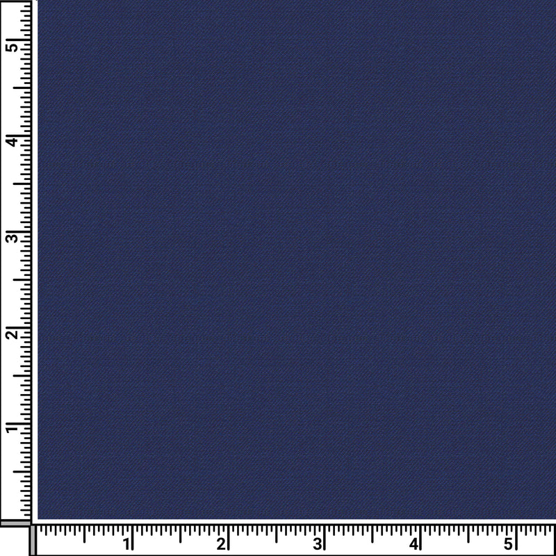Image of a Mid-Blue Worsted Twill Merino Wool Blazers Fabric