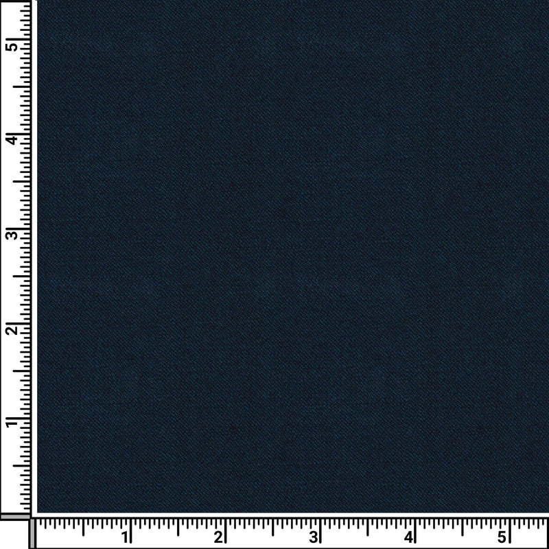 Image of a Mid-Blue Worsted Twill Wool Stretch Pants Fabric