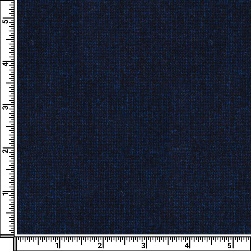 Image of a Midnight-Blue Flannel Dobby Merino Wool Blazers Fabric