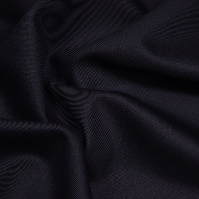 Image of a Midnight-Blue Worsted Solids Merino Wool Blazers Fabric