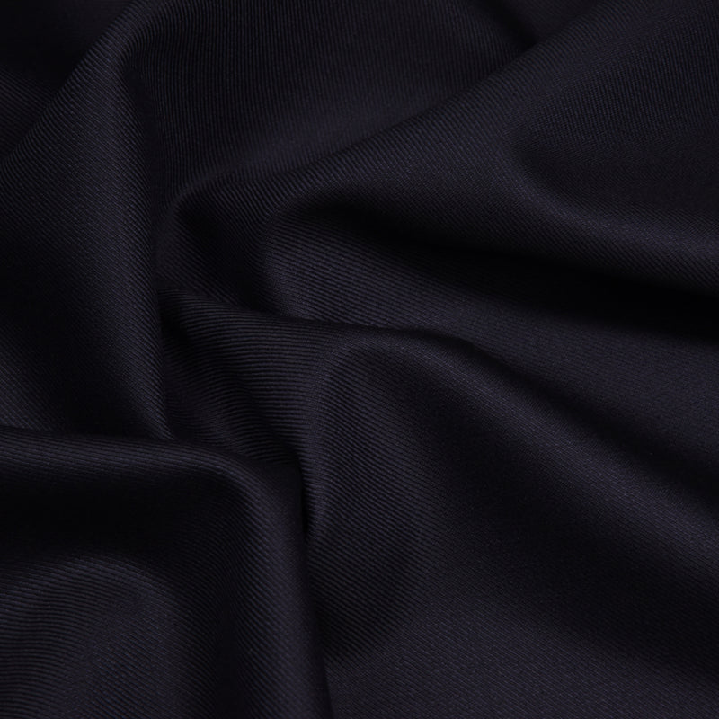 Image of a Midnight-Blue Worsted Solids Merino Wool Pants Fabric